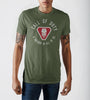 Call of Duty A Solider In All Of Us Vintage Skull Badge Military Green Soft Hand Print T-shirt
